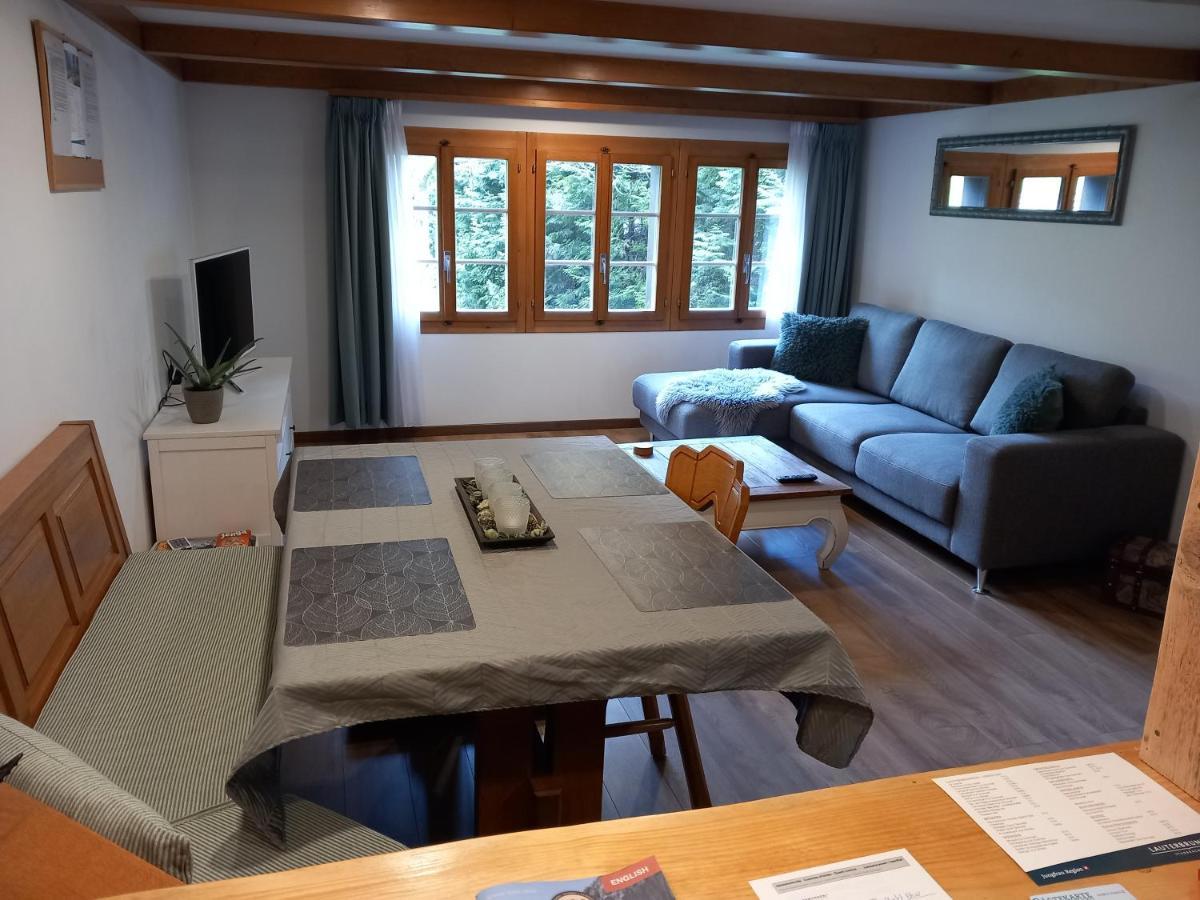 Chalet Elza Apartment Lauterbrunnen Luaran gambar