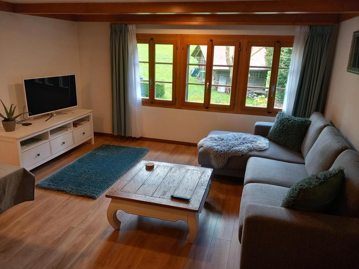 Chalet Elza Apartment Lauterbrunnen Luaran gambar