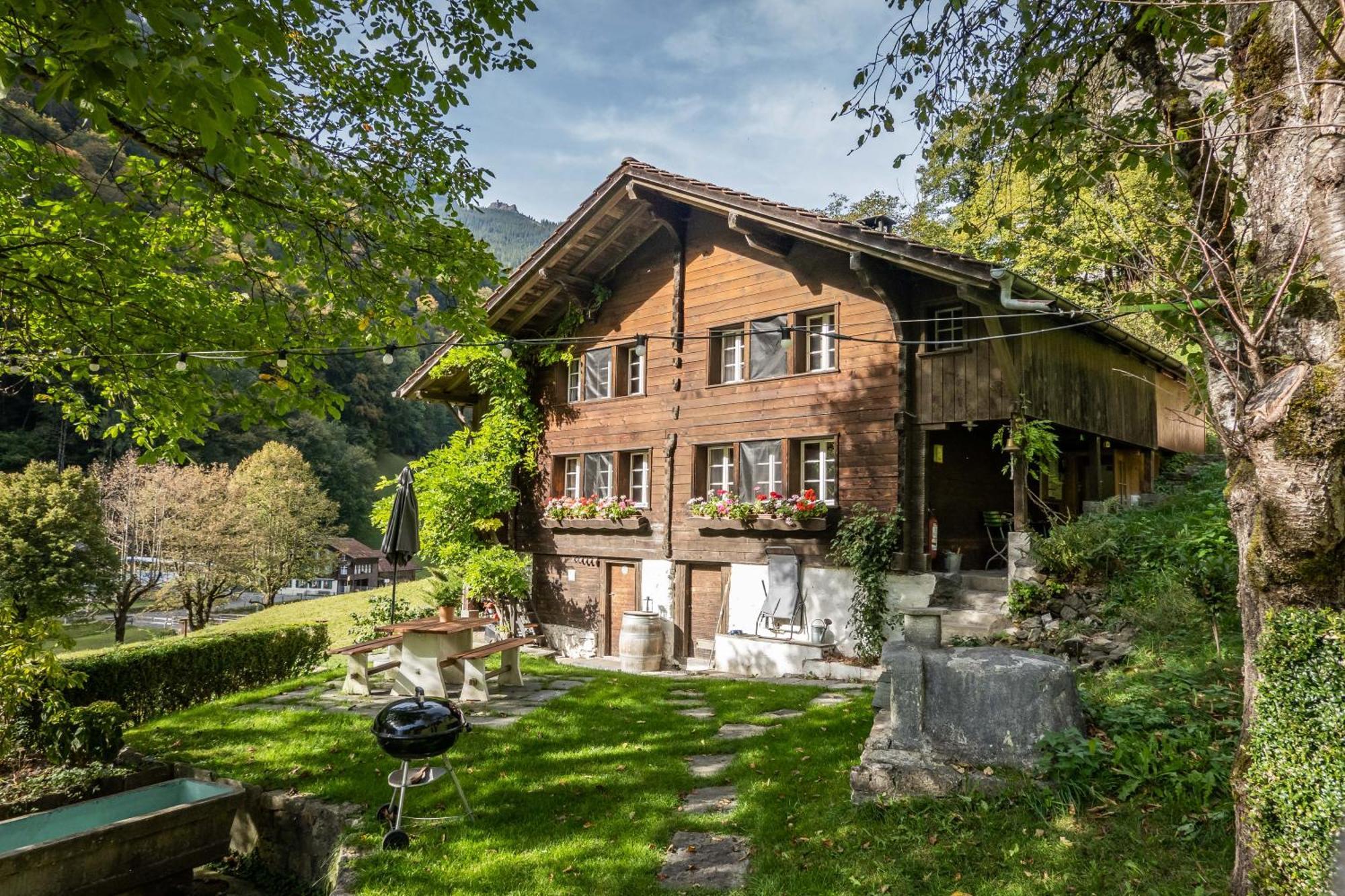 Chalet Elza Apartment Lauterbrunnen Luaran gambar