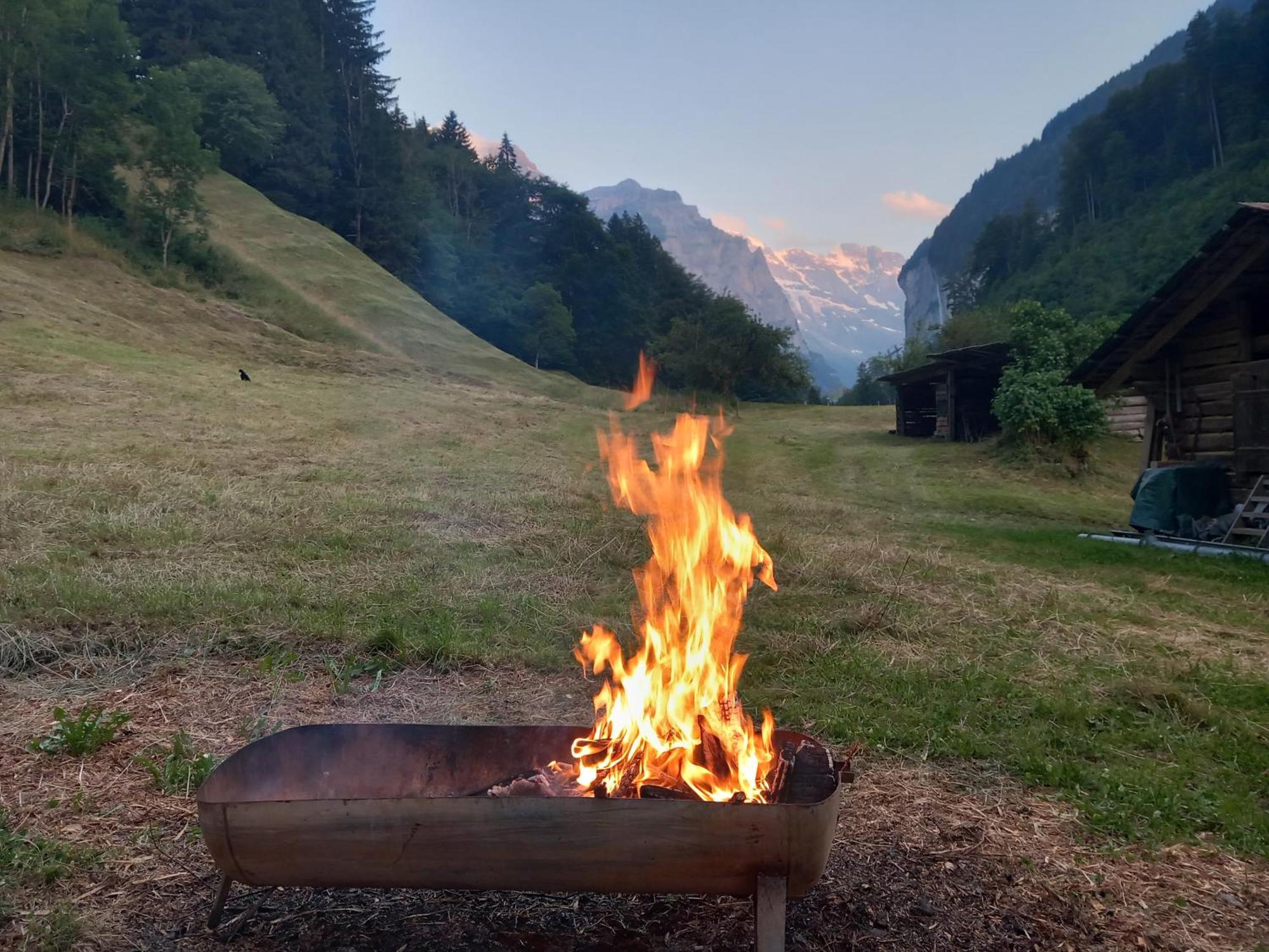 Chalet Elza Apartment Lauterbrunnen Luaran gambar